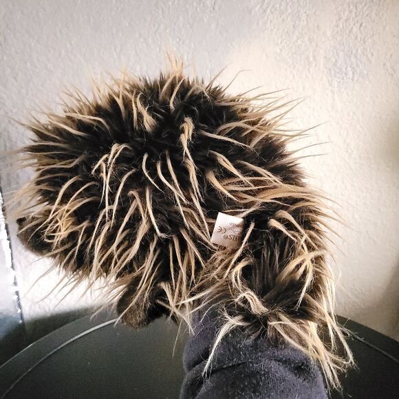 Folkmanis Brown Porcupine Hand Puppet Plush Toy Educational Play - Picture 5 of 9
